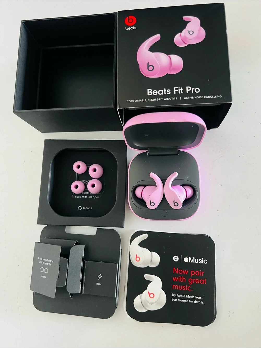 Beats Fit Pro True Wireless Earbuds - Pink New Open the Box